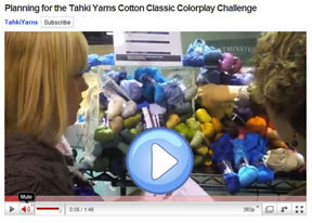 Planning for the Tahki Yarns Cotton Classic Colorplay Challenge
