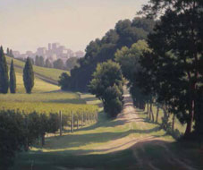 Demo 2 watercolor landscape painting instruction