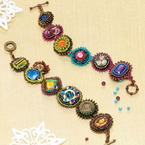 Learn how to make jewelry with bead embellishment