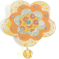 Free textile jewelry project
