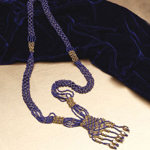 Learn how to make netted beadwork jewelry