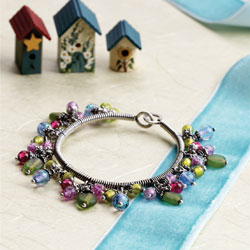 Wire Jewelry Making Project #6: Gypsy Wire Bangle