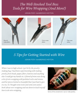 Bonus! Wire Jewelry Tutorials Bonus! Wire Jewelry Tutorials
