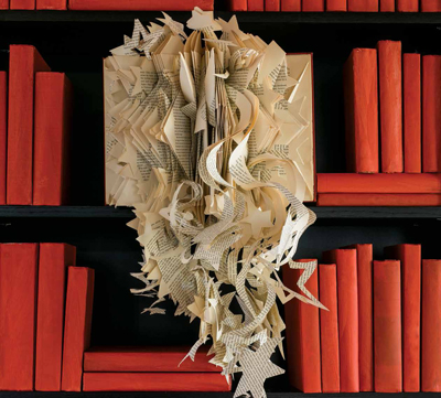 Step into your own story using paper mache, graphic paper, glitter, objects and more to create paper mache shoes.