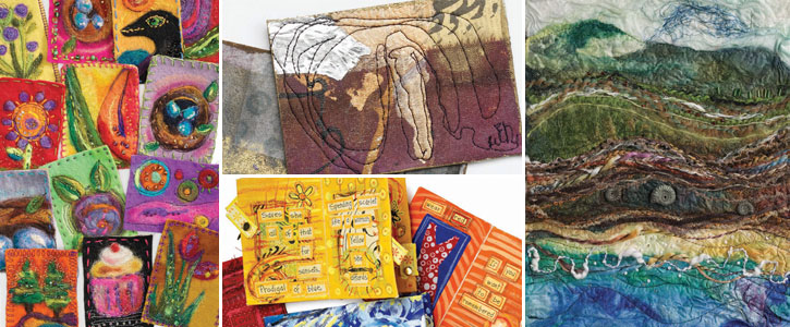 Get each of these featured fabric and fiber art projects when you download this free eBook. Get each of these featured fabric and fiber art projects when you download this free eBook.