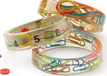 Making Resin Jewelry, Article 4: Resin Bangles Show Off Your Snippets by Heidi Boyd Making Resin Jewelry, Article 4: Resin Bangles Show Off Your Snippets by Heidi Boyd