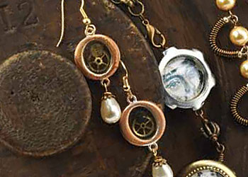 Steampunk Jewelry, Article 5: Chronorevelator Earrings Steampunk Style by Jean Campbell Steampunk Jewelry, Article 5: Chronorevelator Earrings Steampunk Style by Jean Campbell