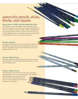 Explore watercolor pencil techniques, including how to use these four varieties. Explore watercolor pencil techniques, including how to use these four varieties.