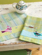 Decorative Birds: Bird Collage Tea Towels eProject