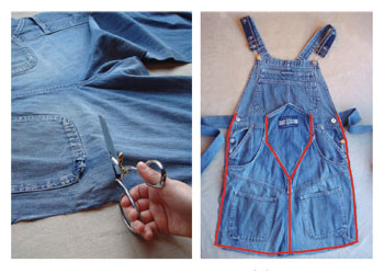 Get tips on reusing garments for upcycling crafts.