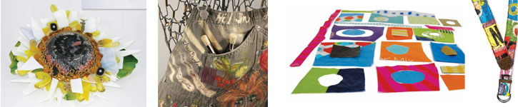 Learn how to remake recycled materials, found objects, and more into wonderful upcycling projects.