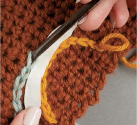 Slip-Stitch Crochet Embroidery Slip-Stitch Crochet Embroidery