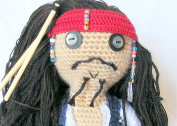 Free Amigurumi Tutorial #2: Dread Pirate Sam amigurumi pattern