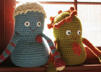 Free Amigurumi Tutorial #1: Doug and Gordo crochet toys