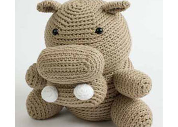 Free Amigurumi Tutorial #8: Hugo the Not So Hungry Hippo amigurumi pattern