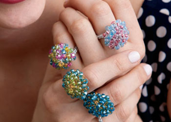 Free Crochet Ring Pattern: Mod Rings by Jodi Witt Free Crochet Ring Pattern: Mod Rings by Jodi Witt