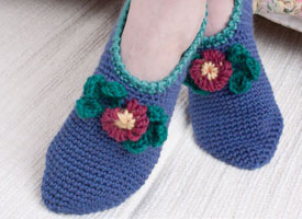 Crochet for Charity Patterns: Comfort Slippers