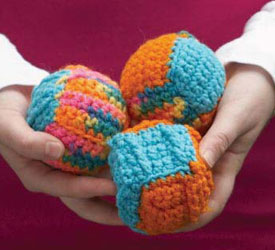 Crochet Ball Pattern: In a Jiffy Juggling Balls Crochet Ball Pattern: In a Jiffy Juggling Balls