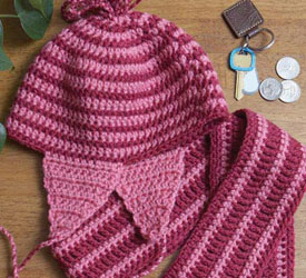 Quick Crochet Gifts, Hat and Scarf Patterns: Peppermint Hat and Scarf Quick Crochet Gifts, Hat and Scarf Patterns: Peppermint Hat and Scarf