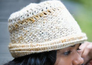Crochet Hat Pattern: Slanting Stitches Hat Crochet Hat Pattern: Slanting Stitches Hat