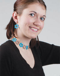 Crochet Necklace, Bracelet, and Crochet Earring Patterns: Freewheeling Jewelry