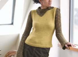 Crochet + Knitting Pattern #4: Melange Turtleneck