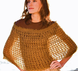 Broomstick Lace Crochet Pattern - Broomstick Lace Capelet Broomstick Lace Crochet Pattern - Broomstick Lace Capelet