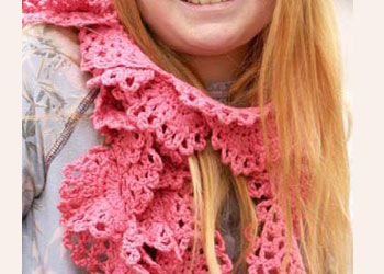 Crocheted Scarves: Mermaid Scarf by Sandi Wiseheart Crocheted Scarves: Mermaid Scarf by Sandi Wiseheart