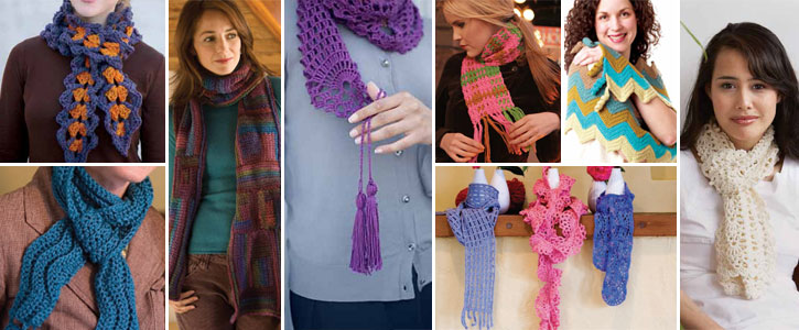 From basic to lace, beginner and beyond, you'll get 10 free crochet patterns for scarves. From basic to lace, beginner and beyond, you'll get 10 free crochet patterns for scarves.