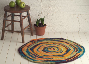 Easy Crochet Pattern: Country Rug by Susan Huxley Easy Crochet Pattern: Country Rug by Susan Huxley