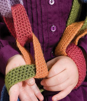 You'll find great Christmas crochet ideas for kids, including this chain scarf. You'll find great Christmas crochet ideas for kids, including this chain scarf.