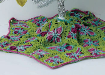 Free Tree Skirt Patterns: Granny Tree Skirt by Beth Nielsen Free Tree Skirt Patterns: Granny Tree Skirt by Beth Nielsen