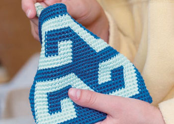 Crochet Wedding Gifts: Mitla Purse by Carol Ventura Crochet Wedding Gifts: Mitla Purse by Carol Ventura