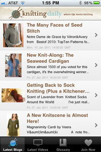 Free Knitting Daily App Screenshot