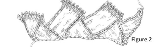Entrelac Knitting Instructions: Figure 2
