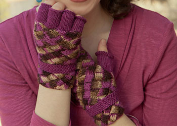 Entrelac Patterns: Reservoir Mitts by Allyson Dykhuizen Entrelac Patterns: Reservoir Mitts by Allyson Dykhuizen