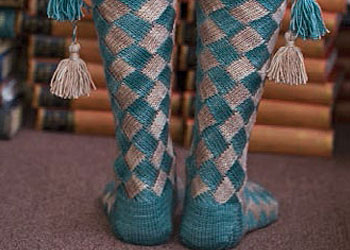 Entrelac Socks by Eunny Jang Entrelac Socks by Eunny Jang