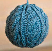 One Skein Knitting Projects: Cabled Globe