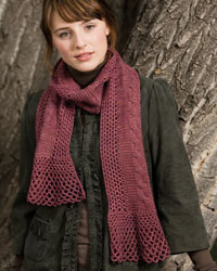 Knitting and Crochet Patterns: Lacy Cables Scarf