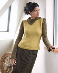 Knitting and Crochet Patterns: Melange Turtleneck