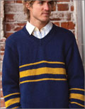 Knit sweaters for men: Thoroughbred Stripe Pullover Knit sweaters for men: Thoroughbred Stripe Pullover