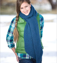 Beginner Knitting Projects: Big Thompson Scarf