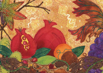 Art Quilt: Autumn Jewels, Capture the Season in Your Art Quilt by Kirsten Chursinoff