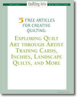 Download your 5 free designs for art quilts.