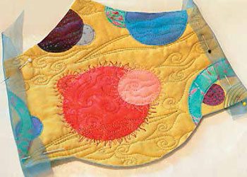 Hexagon Based Easy Quilts: Hex Super Mini Quilt by Malka Dubrawsky On the Edge by Sarah Ann Smith