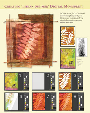 Create stunning designs, such as this one, with these digital collage techniques.