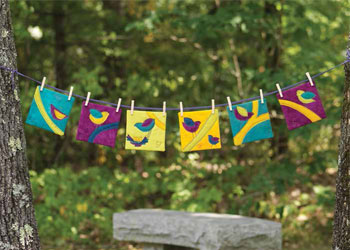 Easy Quilt Patterns Free Bird Quilts: Branch and Bird Mini Quilt Series by Candy Glendening