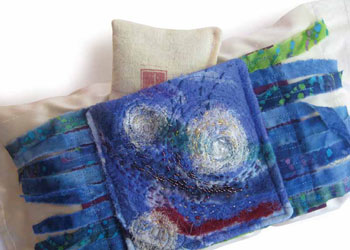 Fiber Art Projects: Starry Starry Night Scented Dream Pillow by Jeanelle McCall