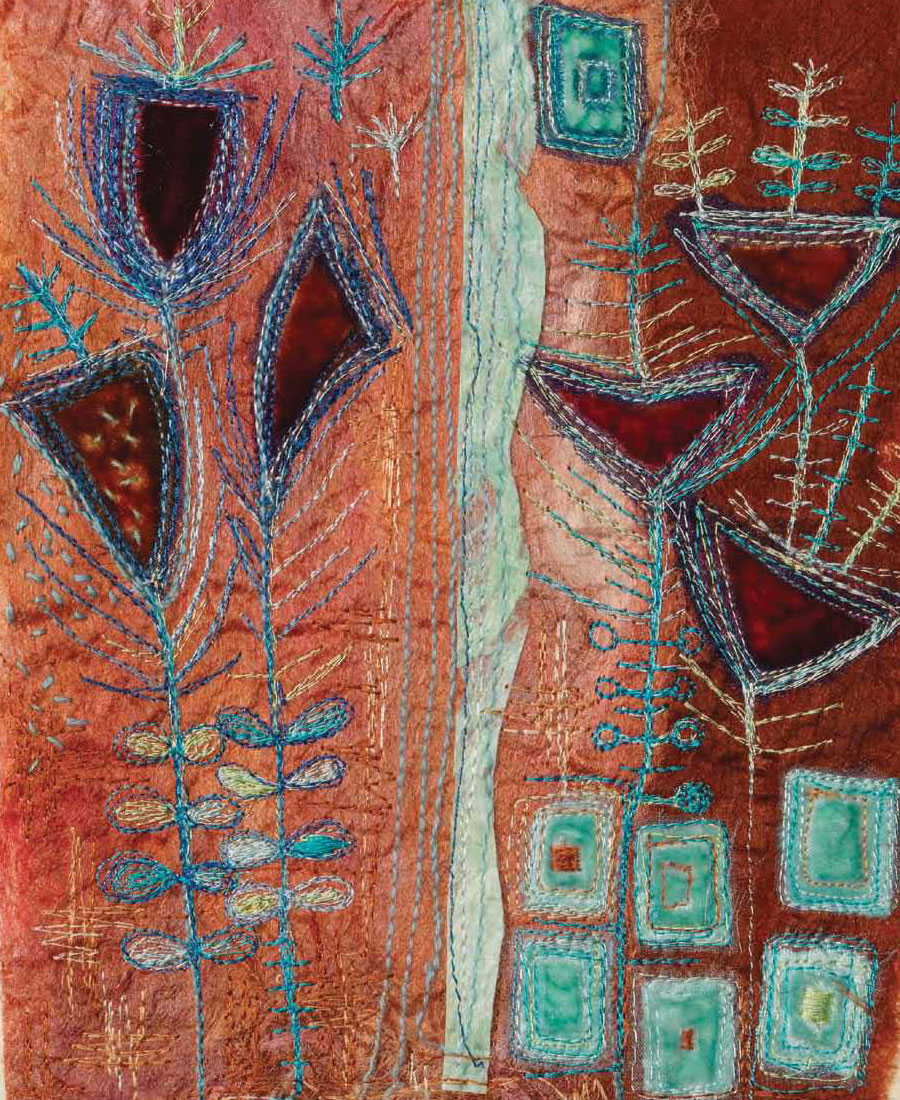 Learn to sew amazing stitches like this to add to all your quilts.