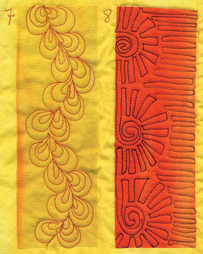 Learn to quilt motifs, machine quilt, and thread sketch, all with this easy-to-use resource.
